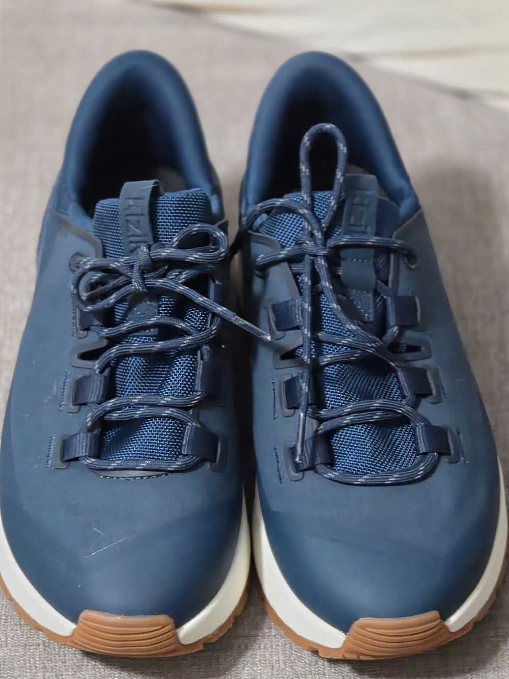 Men's Kizik Navy Lace-Up Sneakers